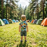 Купить готовый сайт Детский лагерь в Туле - посмотреть и заказать, недорогой шаблон сайта, цена 